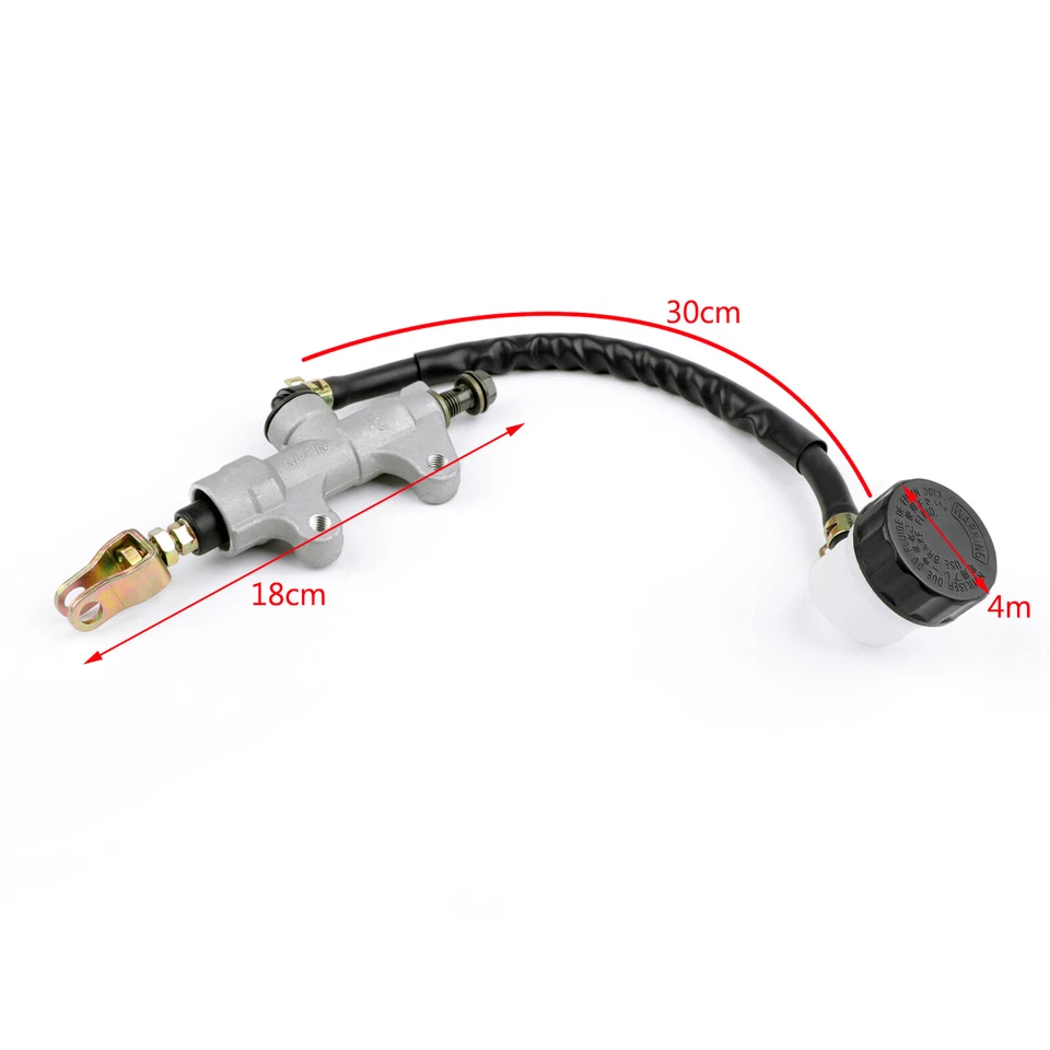 Rear Brake Master Cylinder & Fluid Reservoir Fit Yamaha WR250F WR426F WR400F US Foto 2 de 4