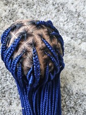 Long box Braided Synthetic . Full lace front Wigs for black Womens