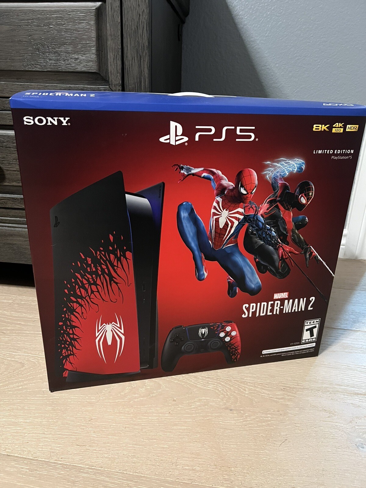 Sony PS5 BluRay Edition Console SpiderMan 2 Limited Edition Bundle Red/Black 711719571551 eBay