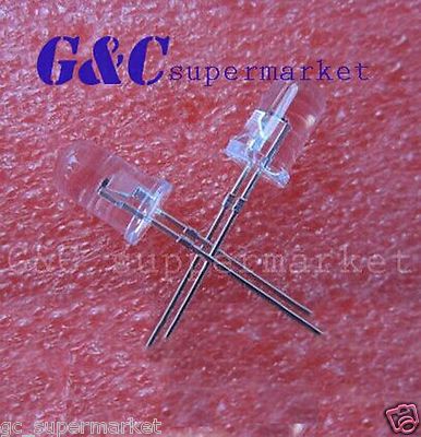 100Pcs LED Rainbow FAST flash 2-PINS F5 5MM Super Bright Bulb Lamp L6