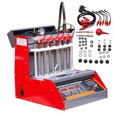Car Motorcycle Injector Ultrasonic Cleaner Injection Tester (6 cylinder)