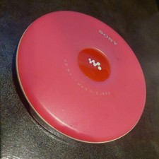 SONY D-EJ002 CD Walkman Portable CD Player Red Good