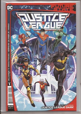 FUTURE STATE: JUSTICE LEAGUE #1   SIGNED   NUMBERED   W/COA   JOSHUA  WILLIAMSON