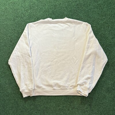 MADHAPPY Local Optimist Group Sweatshirt Size Large White Campus