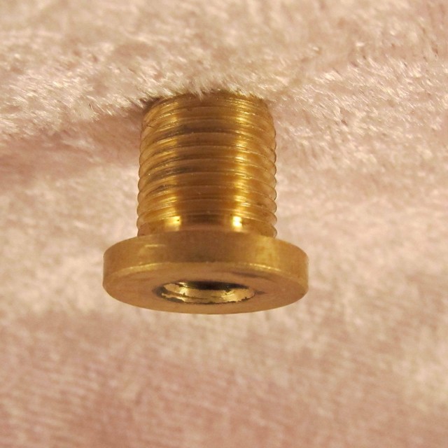 LAMP FINIAL ADAPTER for old antique lamp 1/8 IPS to 1/427 / shade rest