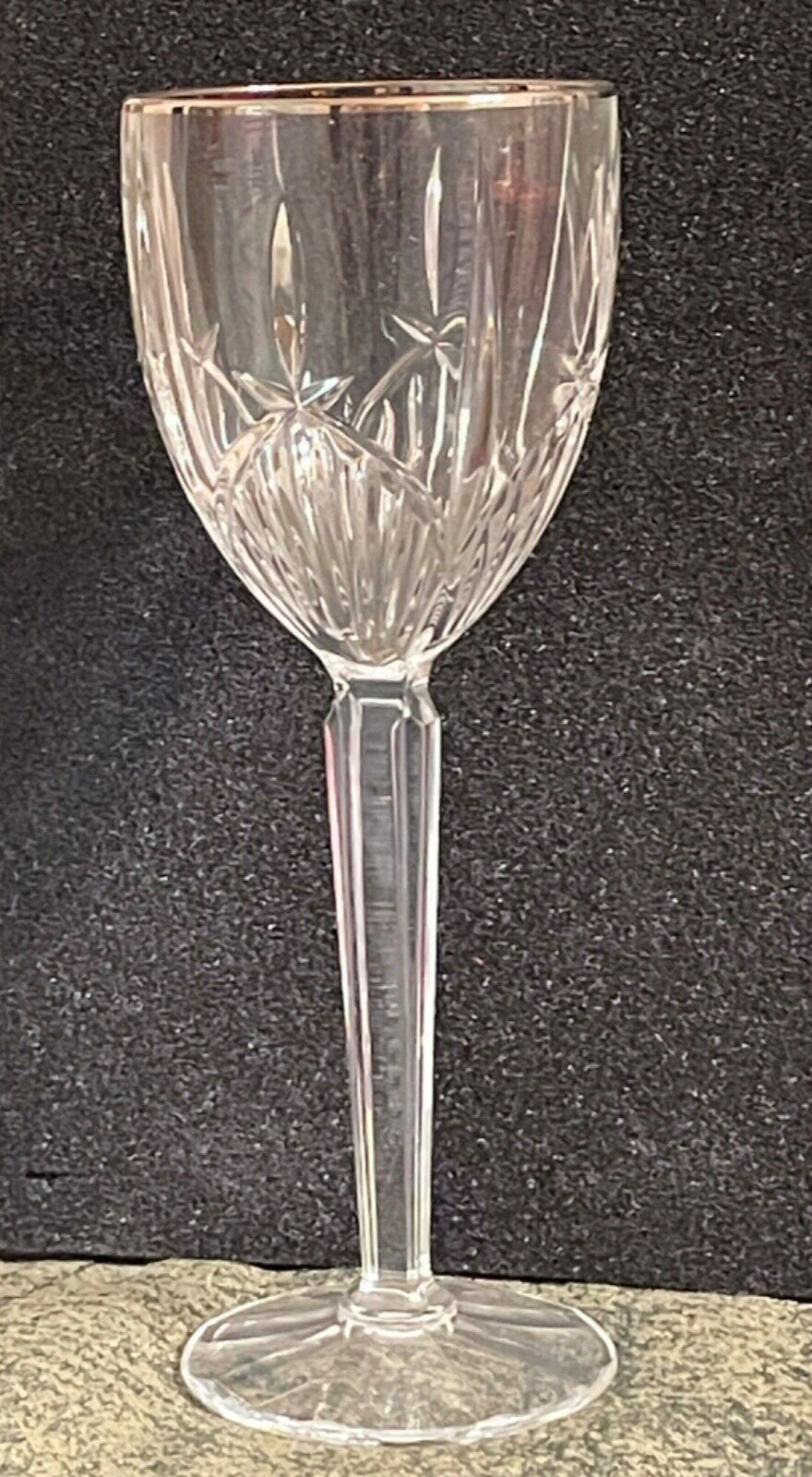 NEW Noritake STENMARK PLATINUM Crystal WINE GOBLET (s) - MULTI AVAILABLE - GLASS