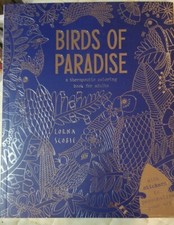Birds of Paradise A Therapeutic Coloring Book for Adults BRAND NEW