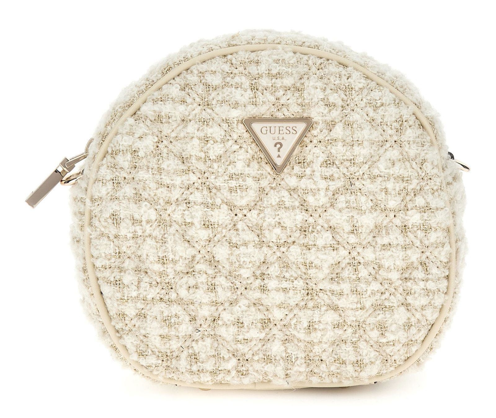 GUESS cross body bag Giully Circle Bag Ivory