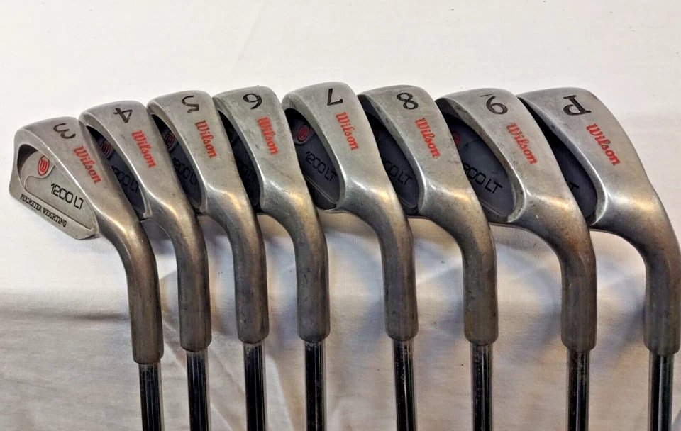 Wilson 1200 LT Iron Set 3-PW Steel R Flex Shaft RH Very Good Condition - Image 2 of 4