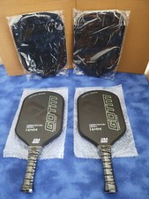 2 New Carbon Fiber Pickleball Paddles USA Approved 16mm Carbon Friction Surface
