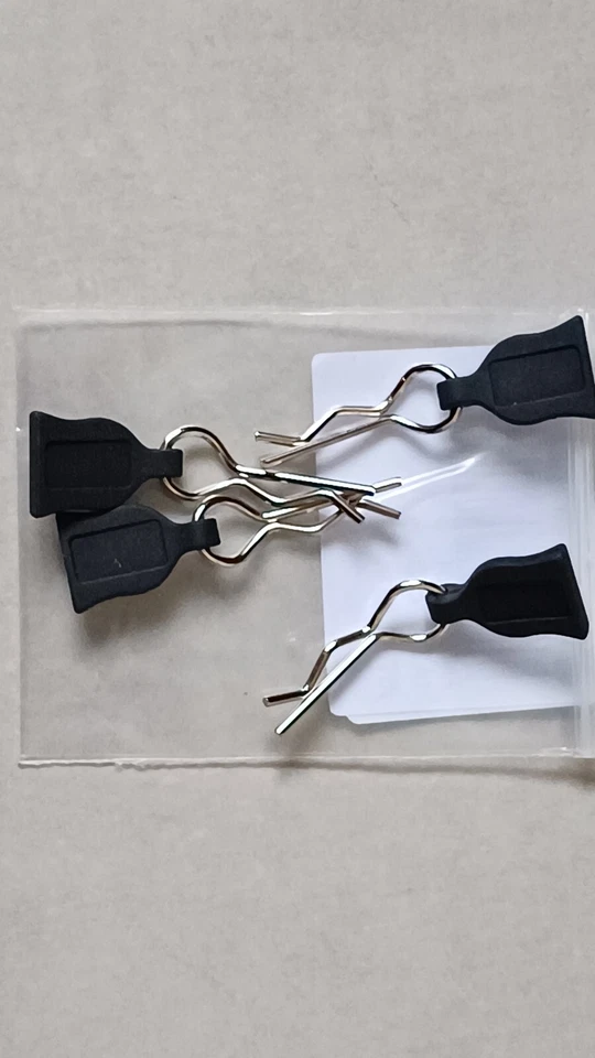 Lot de 4 Clips de Carrosserie RC 23mm pour KYOSHO TRAXXAS HPI - Photo 2/2