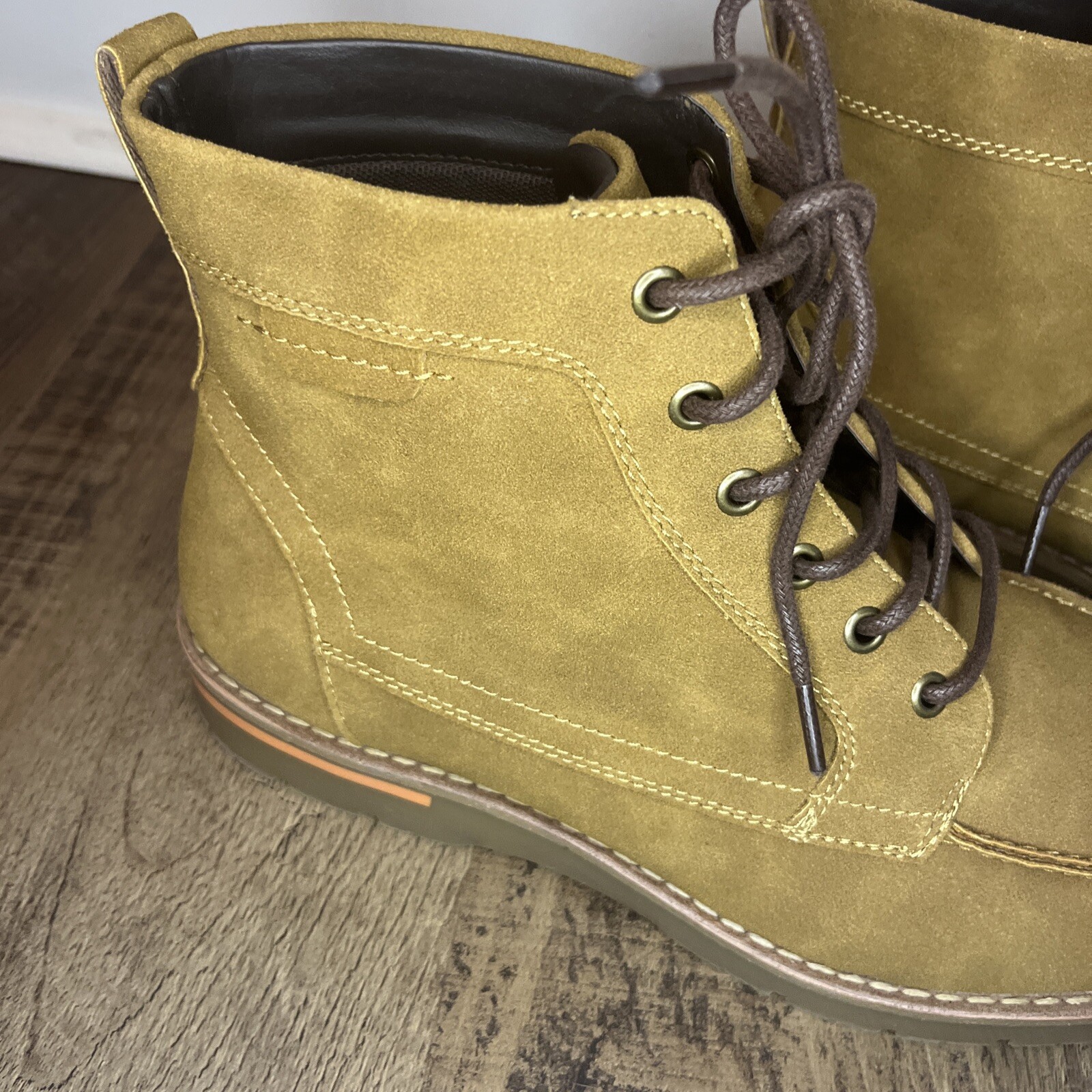 SONOMA GOODS FOR LIFE Ulna Ankle Boots Mens Size 10.5 Wheat Ortholite