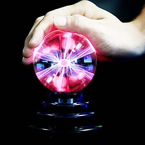 plasma light solmore usb globe sphere ball lightning lights