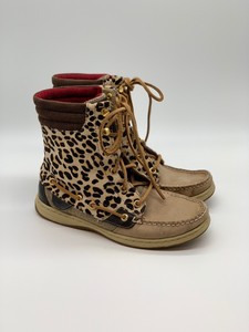 sperry leopard boots