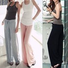 AU SELLER Draped Cotton Wide Leg Sports Gym Yoga Harem Beachwear Pants P009