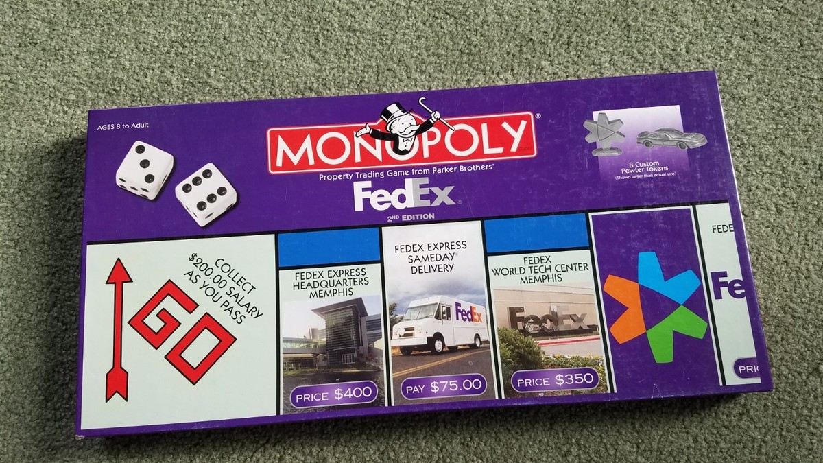 2005 Fedex Express Monopoly 2nd Edition by Hasbro 100% complete | eBay