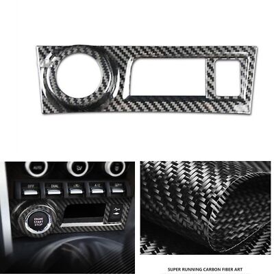 Carbon Fiber Start Stop Button Panel Trim For Subaru BRZ 86 Scion FR-S 2012-2020