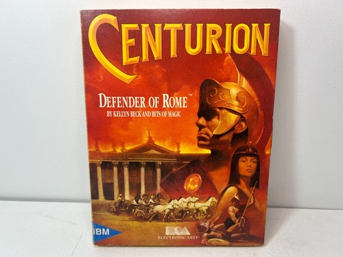 Centurion Defender Of Rome IBM PC Tandy Floppy Disks Computer Game w/ Map - Picture 2 of 20