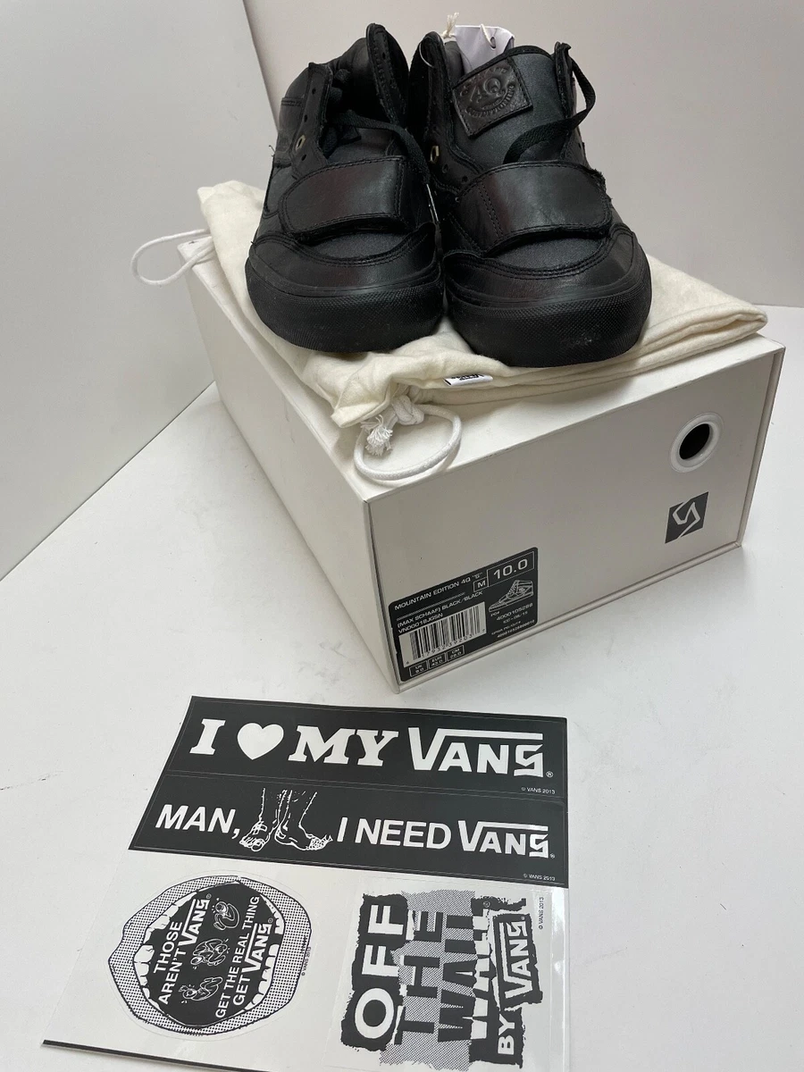 Vans Syndicate 4Q Max Schaff Size 10 Oakland Skate MOUNTAIN EDITION Vintage LA
