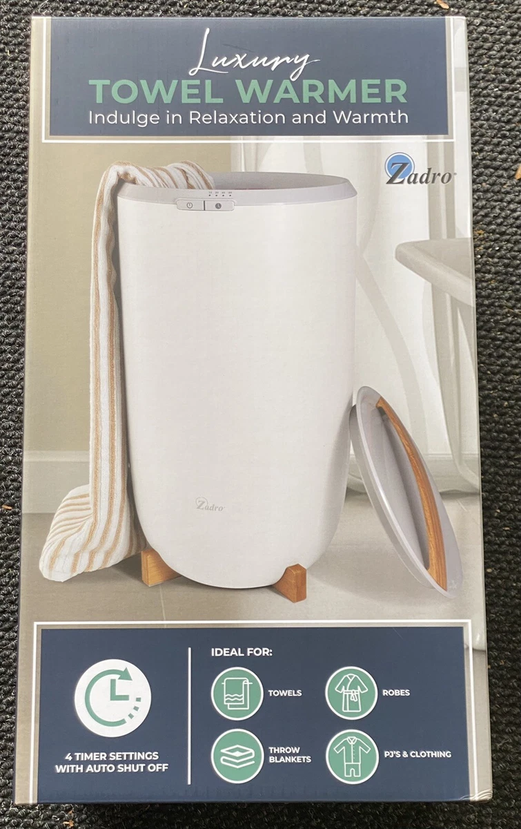 Zadro TWB01 Luxury Ultra Large Towel Warmer - White - New 705004422918 |  eBay