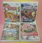 Nintendo Wii Wii U Games LOT Rec Room Games Wonder World Redneck Summer Sports