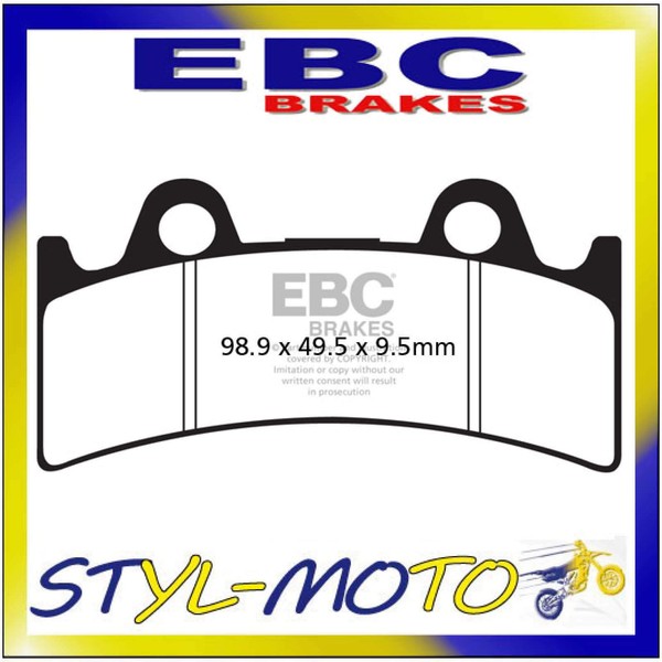 FA190HH BeläGe Sinter Vorne EBC Yamaha FZR 1000 Exup 1994-1997-image