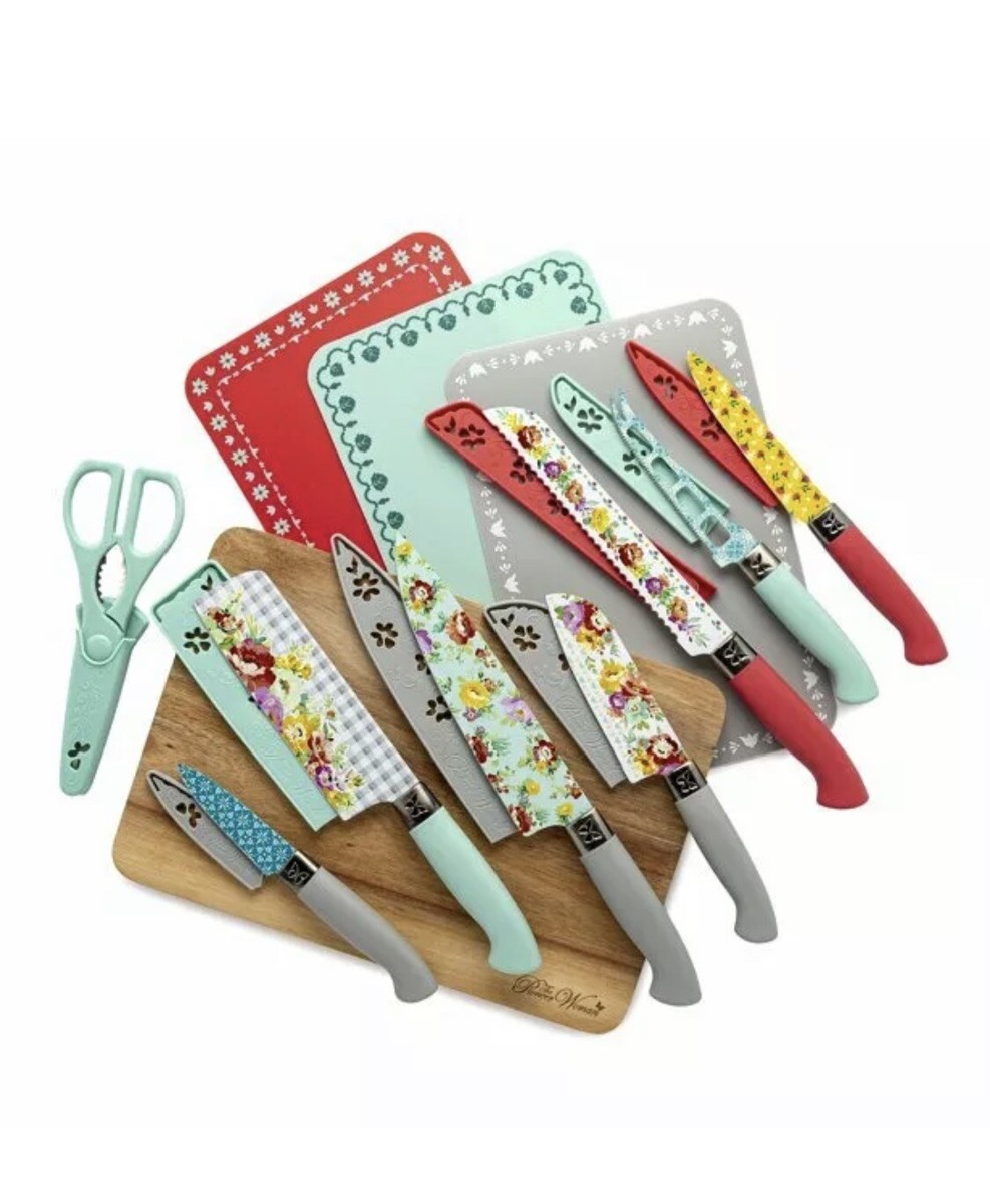 NEW Pioneer Woman Sweet Romance 20-Pc Stainless Steel Cutlery Set NEW Pioneer Woman Sweet Romance 20-Pc Stainless Steel Cutlery Set