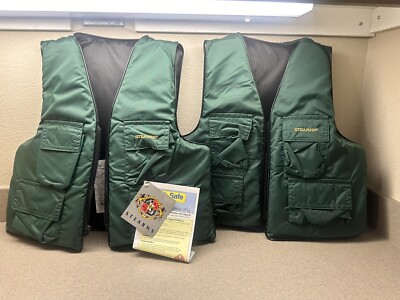 2 New Stearns Fishing Flotation Vest Adult S-M 32-40 Chest, Type III PFD