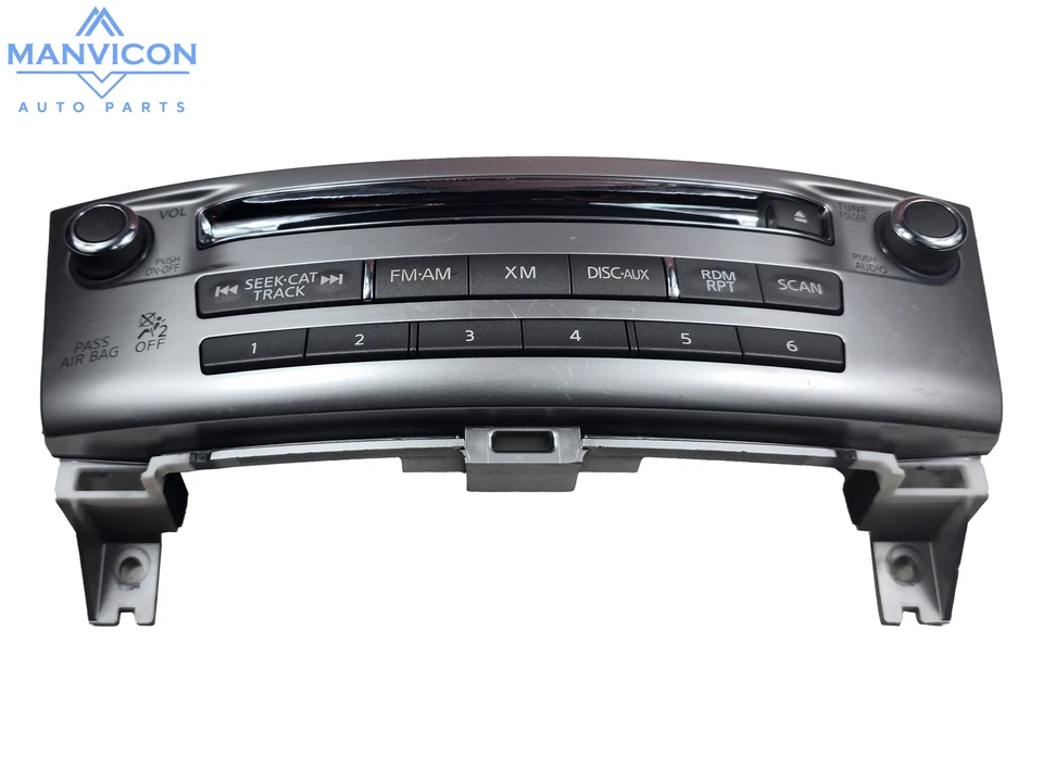 2014-2017 Infiniti QX60 Radio Faceplate Trim Panel 253W100A11 OEM - Image 3 of 4