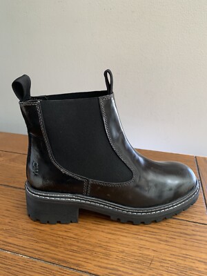 ROAN BedStu Black Leather Pull Up Chelsea Boots Shoes   Mens Size 12 Looting | Roan main image 4