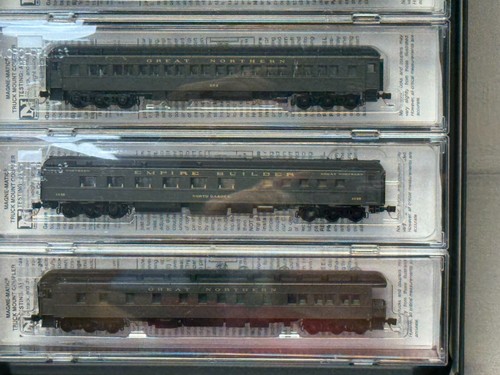 Micro-Trains Spur N 993 01 570 - Great Northern Schwerlast Personenwagen 5 Stück - Bild 4 von 10