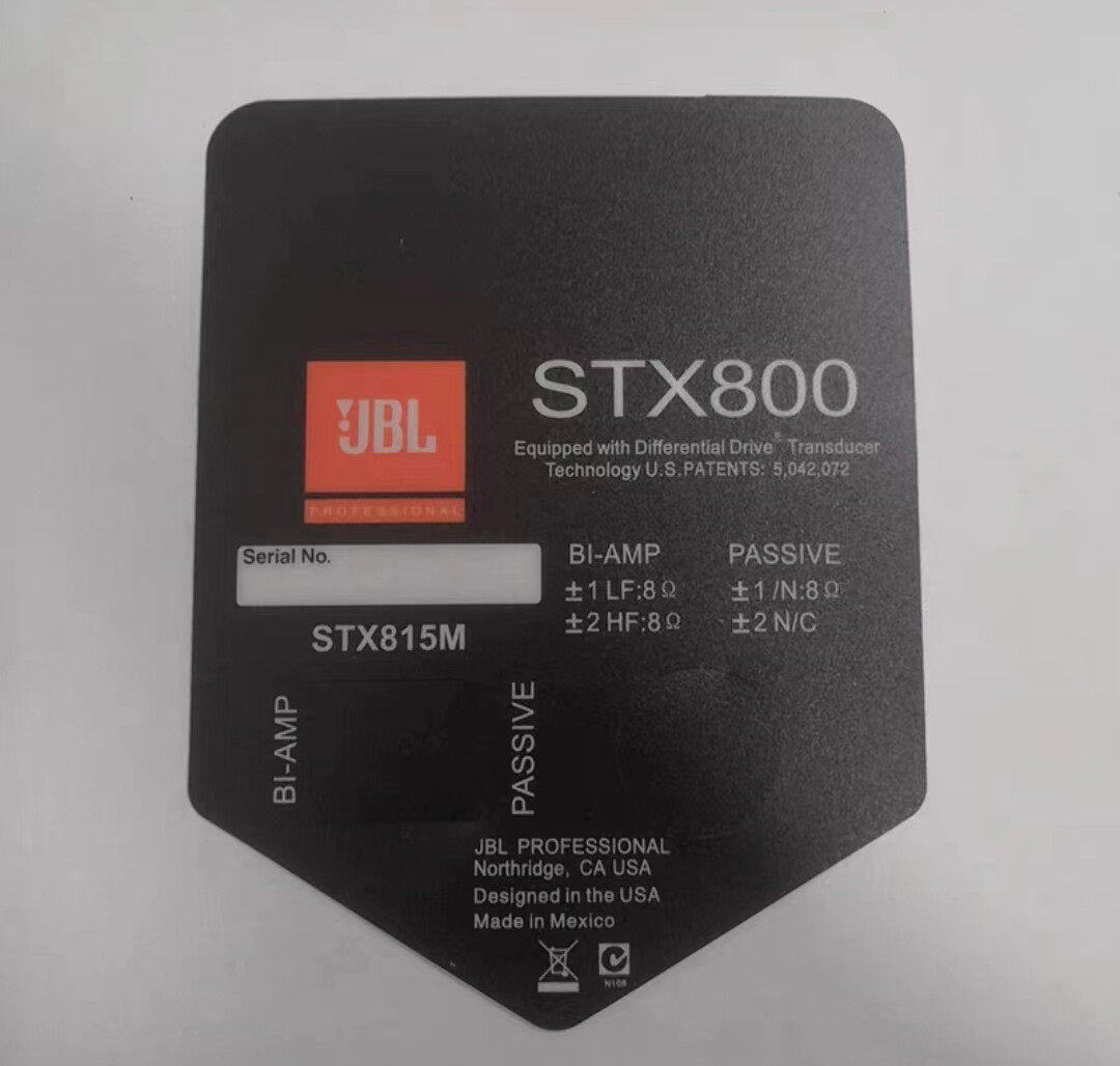 4Pcs Replacement JBL 800 Series STX815 Sticker Badge Logo Speaker