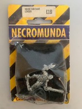 Warhammer 40k Necromunda House Van Sar Leader Blister Sealed NOS OOP
