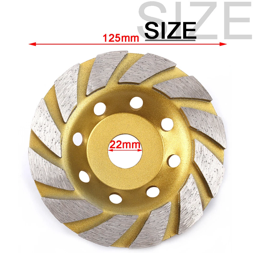 Diamond Grinding Wheel Segment Cup Disc Grinder Concrete Granite Stone Cutter UK - Image 2 of 4