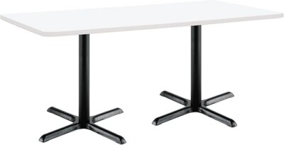 KFI Seating Home Office 72''w Multipurpose Kitchen Pantry Cafe Table White Finish