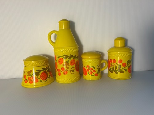Avon Pennsylvania Dutch Bath & Body 4er Set leere Flaschen Moonwind