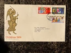 United Kingdom 1969 - Christmas FDC with stamp set Bethlehem, llandeilo, Carms