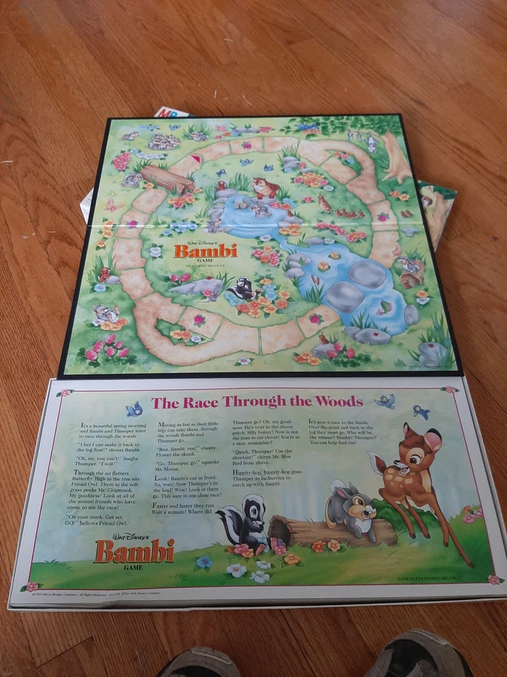 1992 Bambi Board Game by Milton Bradley Walt Disney - Image 3 of 4