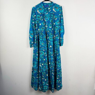 Ro's Garden Women's Rio Maxi Dress S Blue Guadalupe