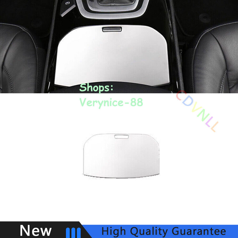 Fit For Ford Edge 2015-2018 Matte Silver Car Middle Console Storage Box Trim 1X