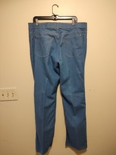 Levis With a Scosh More Room Jeans 38 x 32 USA Orange Tab 70s Vintage Straight