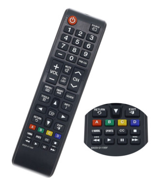 New Remote Control For Samsung Tv Ln52b550k1fxza Ln52b610a5fxza Ln52b630n1fxza Ebay