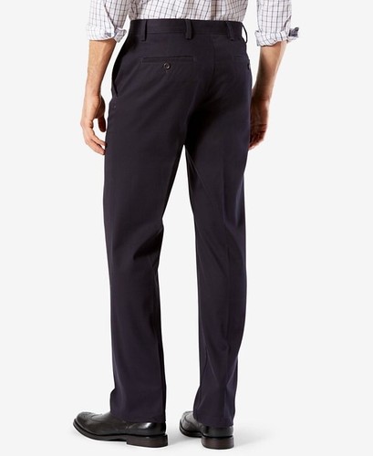 Dockers Men's Navy Easy Khaki Straight Fit Stretch Trouser Pants, W 42 x L 32 - 第 2/19 張圖片