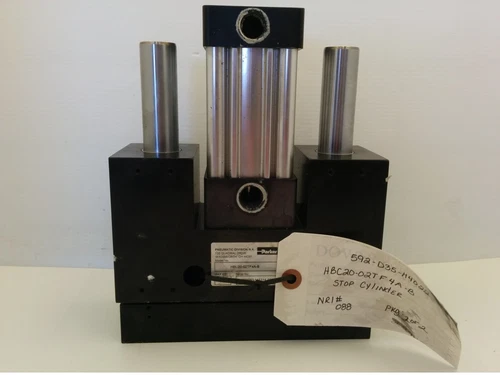PARKER HBC20-02TF4A-B GUIDED SLIDE CYLINDER , 250PSI, 2" STROKE, 2" HOLE