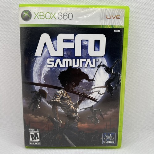 Afro Samurai (Microsoft Xbox 360, 2009) CIB Tested & Working