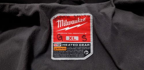 Milwaukee M12 Heated Gear Jacket Mens Extra Large Black Toughshell (JACKET ONLY) - Picture 14 of 19
