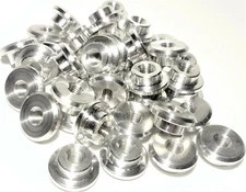 Weld Bung 3/8-16 Thread 6061 Billet Aluminum CNC Machined Fabrication 2 PCS