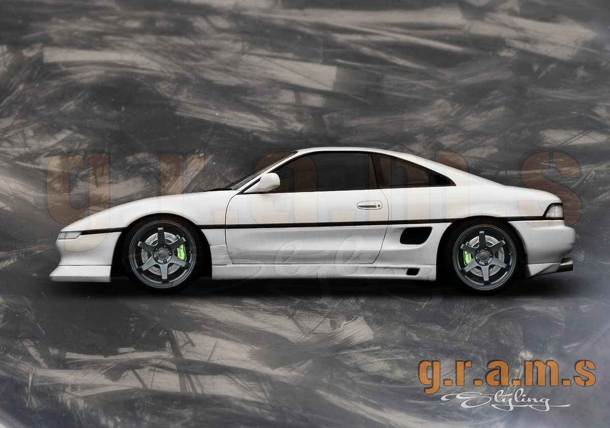 Greddy style side skirts for Toyota MR2 v8 | eBay