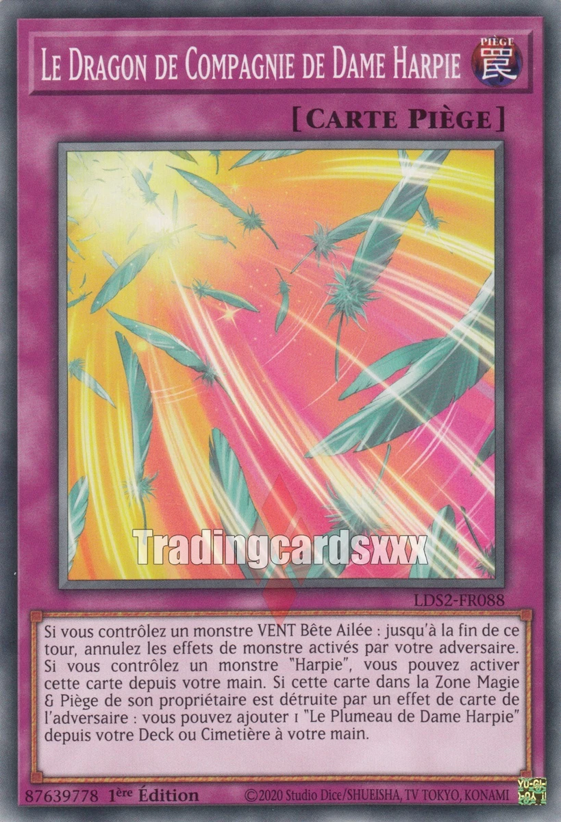 Dame De Compagnie Japonaise En 6 Lettres Yu-Gi-Oh! Le Dragon de Compagnie de Dame Harpie : C LDS2-FR088 | eBay