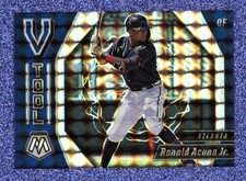 2021 Panini Mosaic Ronald Acuna Jr. V Tool Quick Pitch #VT2 Atlanta Braves